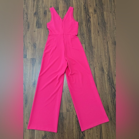 NWOT Express Vibrant Pink Jumpsuit - Picture 6 of 8